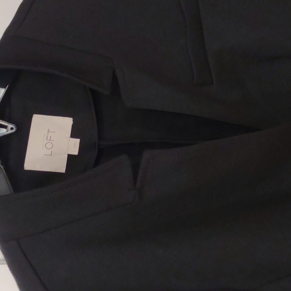 Ann Taylor Loft Small 2-button Blazer black VGC - Picture 4 of 13